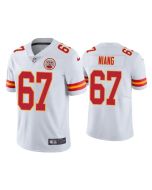 Men's Kansas City Chiefs #67 Lucas Niang White Vapor Untouchable Limited Stitched Jersey
