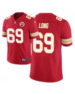 Men's Kansas City Chiefs #69 Kyle Long Red Limited Stitched NFL Jersey