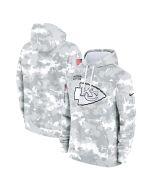 Men's Kansas City Chiefs Arctic Camo 2024 Salute To Service Big & Tall Club Fleece Pullover Hoodie (Camo)