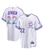 Men's Kansas City Royals #22 Carter Jensen White 2026 City Connect Stadium Jersey
