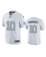 Men's Las Vegas Raiders #10 Jimmy Garoppolo White Vapor Untouchable Stitched Football Jersey