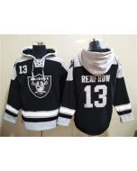 Men's Las Vegas Raiders #13 Hunter Renfrow Ageless Must-Have Lace-Up Pullover Hoodie