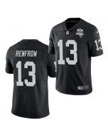 Men's Las Vegas Raiders #13 Hunter Renfrow Black 2020 Inaugural Season Vapor Limited Stitched Jersey