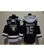 Men's Las Vegas Raiders #15 Fernando Mendoza Black Ageless Must-Have Lace-Up Pullover Hoodie