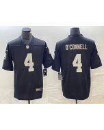 Men's Las Vegas Raiders #4 Aidan O'Connell Black Vapor Untouchable Stitched Football Jersey