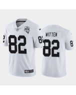 Men's Las Vegas Raiders #82 Jason Witten White 2020 Inaugural Season Vapor Limited Stitched Jersey