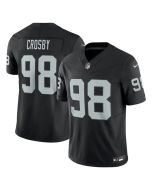 Men's Las Vegas Raiders #98 Maxx Crosby Black 2023 F.U.S.E Vapor Untouchable Stitched Football Jersey
