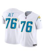 Men's Los Angeles Chargers #76 Joe Alt White 2024 Draft F.U.S.E. Vapor Limited Stitched Football Jersey