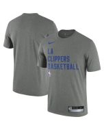 Men's Los Angeles Clippers Heather Gray 2023/24 Sideline Legend Performance Practice T-Shirt