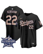 Men's Los Angeles Dodgers #22 Clayton Kershaw Black 2026 MLB All-Star Jersey