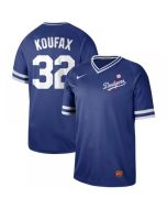 Men's Los Angeles Dodgers #32 Sandy Koufax Blue Cooperstown Collection Legend Stitched MLB Jersey