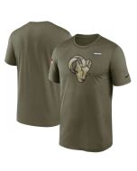 Men's Los Angeles Rams #10 Cooper Kupp 2021 Olive Salute To Service Limited Stitched Jersey (Olive)