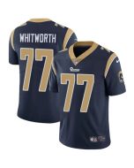 Men's Los Angeles Rams #77 Andrew Whitworth Navy Blue Vapor Untouchable Limited Stitched NFL Jersey