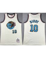 Men's Memphis Grizzlies #10 Mike Bibby Turquoise White Stitched Jersey
