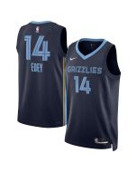 Men's Memphis Grizzlies #14 Zach Edey Navy Swingman Icon Edition Jersey (Navy)
