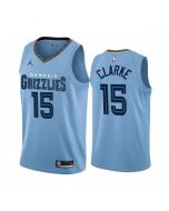 Men's Memphis Grizzlies #15 Brandon Clarke 2022/23 Light Blue Statement Edition Stitched Jersey