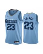 Men's Memphis Grizzlies #23 Jarrett Culver 2022/23 Light Blue Statement Edition Stitched Jersey