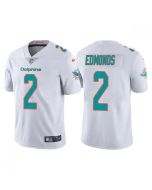 Men's Miami Dolphins #2 Chase Edmonds White Vapor Untouchable Limited Stitched Football Jersey
