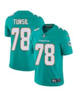 Men's Miami Dolphins #78 Laremy Tunsil Aqua Vapor Untouchable NFL Limited Stitched Jersey