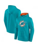 Men's Miami Dolphins Aqua On The Ball Pullover Hoodie