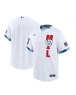 Men's Milwaukee Brewers 2021 White All-Star Cool Base Stitched MLB Jersey