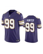 Men's Minnesota Vikings #99 Danielle Hunter Purple 2023 F.U.S.E. Vapor Untouchable Limited Stitched Jersey