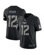 Men's New England Patriots #12 Tom Brady Black 2018 Impact Limited Stitched NFL Jersey