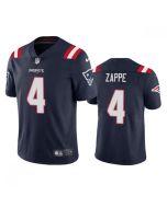 Men's New England Patriots #4 Bailey Zappe Navy Vapor Untouchable Limited Stitched Jersey