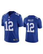 Men's New York Giants #12 Darren Waller Blue Vapor Untouchable Limited Stitched Jersey