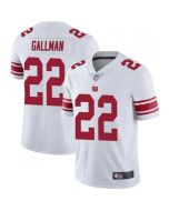 Men's New York Giants #22 Wayne Gallman White Vapor Untouchable Limited Stitched Jersey