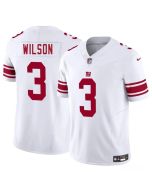 Men's New York Giants #3 Russell Wilson White 2025 F.U.S.E. Vapor Untouchable Limited Stitched Jersey