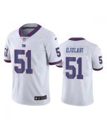 Men's New York Giants #51 Azeez Ojulari White Color Rush Limited Stitched Jersey