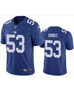 Men's New York Giants #53 Oshane Ximines Blue 2019 100th Season Vapor Untouchable Limited Stitched NFL Jersey