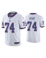 Men's New York Giants #74 Matt Peart White Color Rush Stitched Jersey