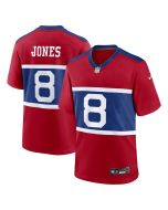 Men's New York Giants Daniel Jones Century Red Alternate Player Game Jersey (Red)