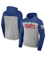 Men's New York Giants x Darius Rucker Collection Powder Blue/Charcoal Colorblock Pullover Hoodie