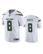 Men's New York Jets #8 Aaron Rodgers White Vapor Untouchable Limited Stitched Jersey