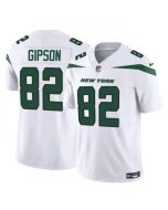 Men's New York Jets #82 Xavier Gipson 2023 F.U.S.E. White Vapor Untouchable Limited Stitched Jersey