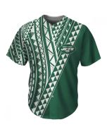Men's New York Jets Green Baseball Jersey