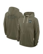 Men's New York Jets Olive 2025 Salute to Service Pullover Hoodie (Olive)