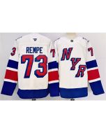 Men's New York Rangers #73 Matt Rempe White 2024-25 Stadium Series Stitched Jersey