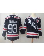 Men's New York Rangers #93 Mika Zibanejad Navy 2018 Winter Classic Authentic Stitched NHL Jersey
