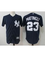 Men's New York Yankees #23 Don Mattingly Black Cool Base Stitched Jersey