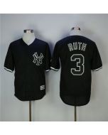 Men's New York Yankees #3 Babe Ruth Black Cool Base Stitched MLB Jersey