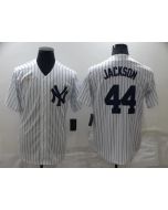 Men's New York Yankees #44 Reggie Jackson White Cool Base Stitched Baseball Jersey