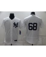 Men's New York Yankees #68 Dellin Betances White Flex Base Stitched Jersey