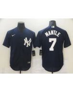 Men's New York Yankees #7 Mickey Mantle Navy Cool Base Stitched Jersey (Navy)