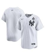 Men's New York Yankees White 2024 World Series Home Limited Jersey