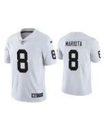 Men's Oakland Raiders #8 Marcus Mariota White Vapor Untouchable Limited Stitched Jersey