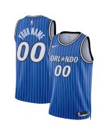 Men's Orlando Magic Blue Swingman Icon Edition Custom Jersey (Blue)